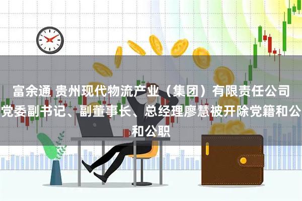 富余通 贵州现代物流产业（集团）有限责任公司原党委副书记、副董事长、总经理廖慧被开除党籍和公职
